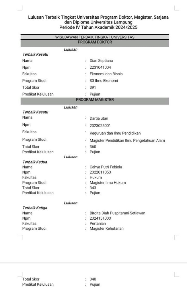 Mahasiswa Magister Pendidikan IPA Menjadi Lulusan Terbaik Tingkat Pertama Universitas WhatsApp Image 2025 03 14 At 10.00.59 652x1024