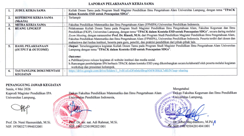 Kuliah Dosen Tamu Magister Pendidikan IPA Bahas TPACK dalam Konteks ESD untuk Mendukung Pencapaian SDGs Image 31 1024x572